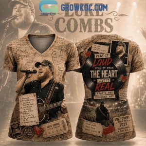 Luke Combs Beer Never Broke My Heart V Neck Shirt Luke Combs Beer Never Broke My Heart V Neck Shirt