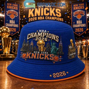New York Knicks Champions 2026 Bucket Hat