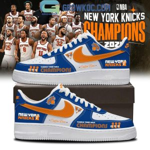 New York Knicks Three Time NBA Champions Air Force Shoes New York Knicks Three Time NBA Champions Air Force Shoes