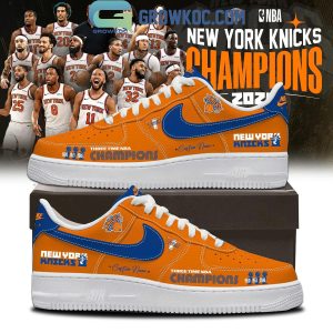 New York Knicks Three Time NBA Champions Air Force Shoes