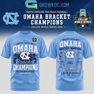 North Carolina Tar Heels Omaha Bracket Champions T-Shirt