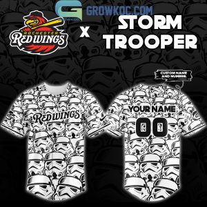 Rochester Red Wings Storm Trooper Star Wars Night Jersey