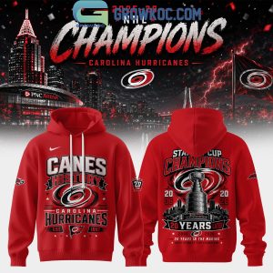 Stanley Cup Champions Carolina Hurricanes History Hoodie Shirt