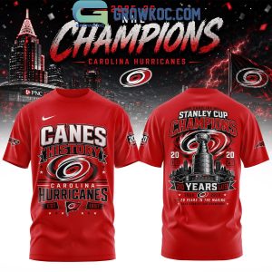 Stanley Cup Champions Carolina Hurricanes History Hoodie Shirt