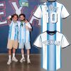 Texas Rangers x Argentina Messi 10 Jersey