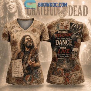 The Grateful Dead Summer Tour 1977 In Concert V Neck Shirt The Grateful Dead Summer Tour 1977 In Concert V Neck Shirt