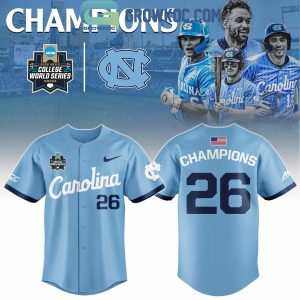 UNC Tar Heels Nationals Champions Jersey