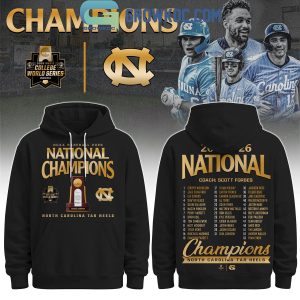 UNC Tar Heels NCAA Baseball Champions Hoodie Shirt