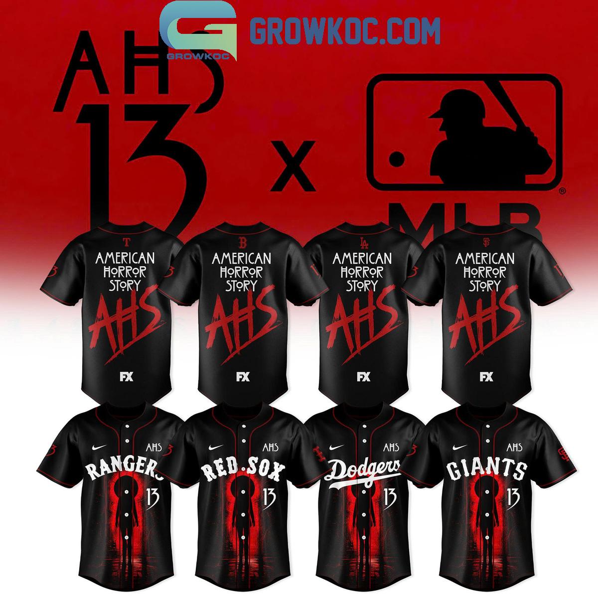 All Team MLB x American Horror Story 13 Jersey All Team MLB x American Horror Story 13 Jersey
