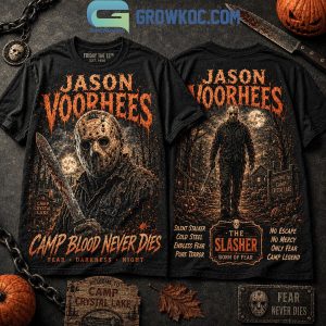 Jason Voorhees Camp Blood Never Dies T Shirt