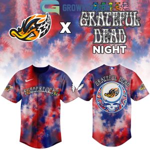 Akron RubberDucks Grateful Dead Night New Gift 2026 Jersey