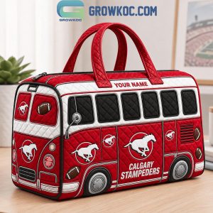 Calgary Stampeders CFL New Quilted Duffel Bag