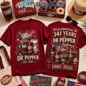 Dr Pepper Celebrating 141 Years 2026 T-Shirt Dr Pepper Celebrating 141 Years 2026 T-Shirt