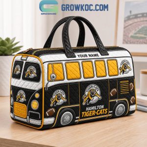 Hamilton Tiger-Cats CFL New Quilted Duffel Bag