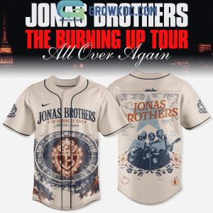 Jonas Brothers The Burning Up Tour All Over Again Jersey