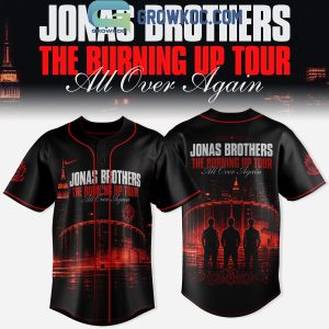 Jonas Brothers The Burning Up Tour All Over Again Jersey