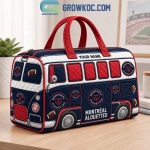 Montreal Alouettes CFL New Quilted Duffel Bag
