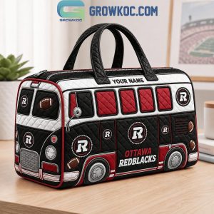 Ottawa Redblacks CFL New Quilted Duffel Bag