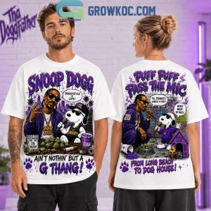 Snoop Dogg x Snoopy Puff Puff Pass The Mic T Shirt