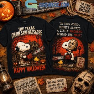 Snoopy Texas Chainsaw Halloween T Shirt Snoopy Texas Chainsaw Halloween T Shirt