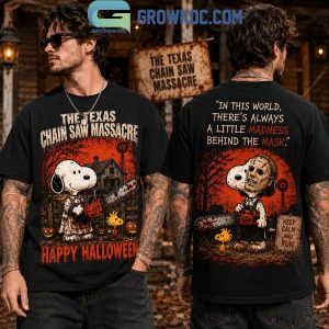 Snoopy Texas Chainsaw Halloween T Shirt