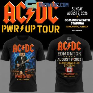 AC_DC Power Up Tour 2026 Edmonton Shirt
