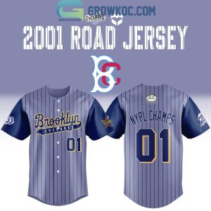 Brooklyn Cyclones From 2001 Road Jersey