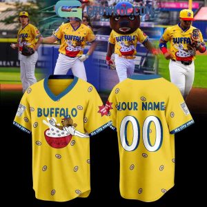 Buffalo Bisons Cereal Sub Blank Custom Baseball Jersey
