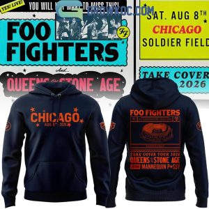 Chicago Bears x Foo Fighters Take Cover Tour 2026 Hoodie Shirt Chicago Bears x Foo Fighters Take Cover Tour 2026 Hoodie Shirt