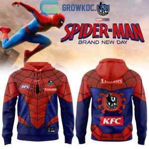 Collingwood Magpies x Spider Man Brand New Day Hoodie Shirt
