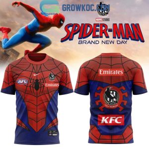 Collingwood Magpies x Spider Man Brand New Day Hoodie Shirt