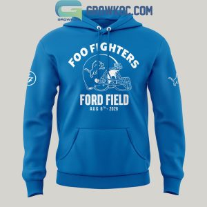Detroit Lions x Foo Fighters Ford Field Hoodie
