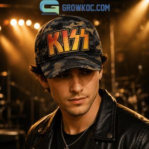 KISS Golden Thunder Camo Rock Legend Cap