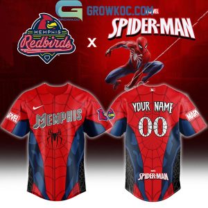 Memphis Redbirds Spider Man Brand New Day Jersey
