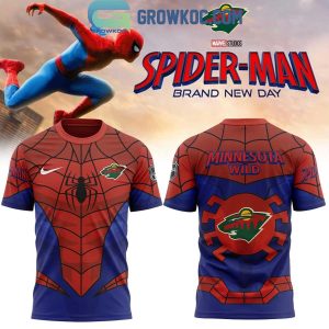 Minnesota Wild Spider Man 2026 Brand New Day Hoodie Shirt