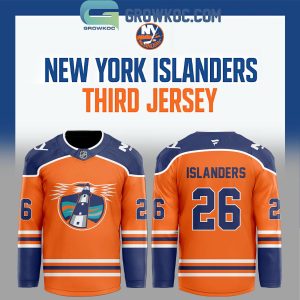 New York Islanders Third Custom 2026 Hockey Jersey