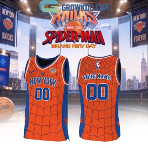 New York Knicks x Spider-Man Brand New Day Basketball Jersey