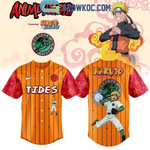 Norfolk Tides x Naruto Anime Night Gift Baseball Jersey