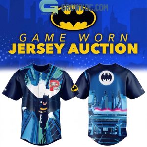 Portland Sea Dogs Game Worn Batman Jersey