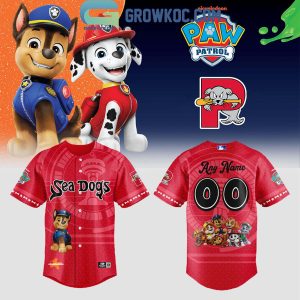 Portland Sea Dogs Paw Patrol Adventure 2026 Custom Jersey