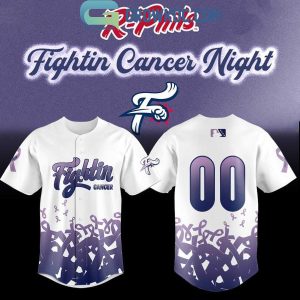 Reading Fightin Phils Fight Cancer Night Jersey
