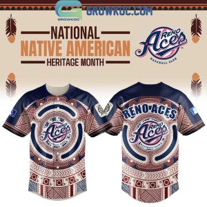 Reno Aces National Native American Heritage Month 2026 Baseball Jersey