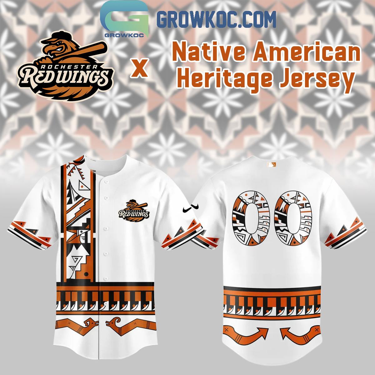 Rochester Red Wings Native American Heritage Night Jersey Rochester Red Wings Native American Heritage Night Jersey