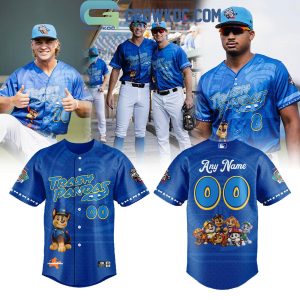Rocket City Trash Pandas Paw Patrol Adventure & Chase Appearance Custom Jersey