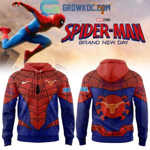 Texas Longhorns Spider Man 2026 Brand New Day Hoodie Shirt Texas Longhorns Spider Man 2026 Brand New Day Hoodie Shirt