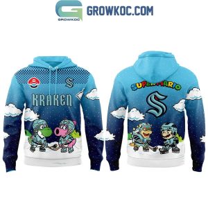Seattle Kraken Super Mario Hockey 2026 Hoodie Shirt Seattle Kraken Super Mario Hockey 2026 Hoodie Shirt
